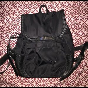 Simply Vera Vera Wang Black Nylon Backpack